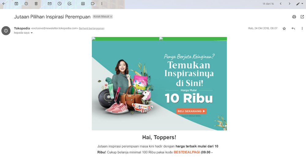 Tips Menciptakan Subjek Email Menarik Dan Contohnya